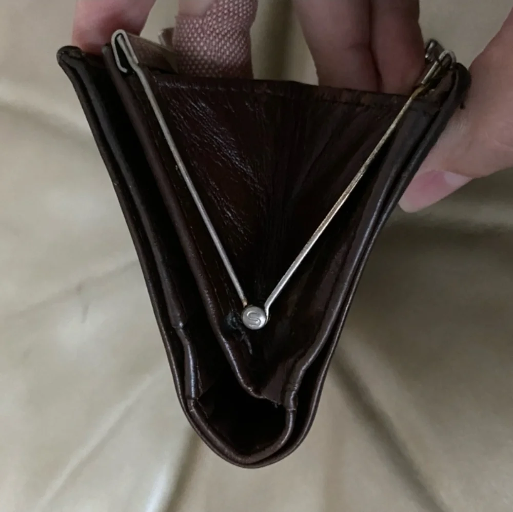 Authentic (COA) Vintage Christian Dior Trotter Wallet Kiss Lock with Dust Bag